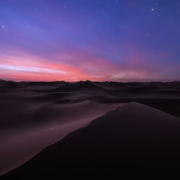 sahara desert twilight