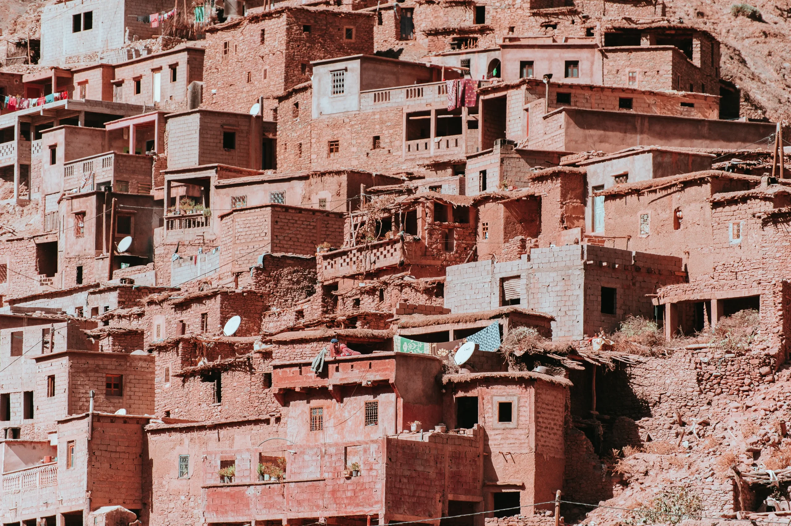 Day trips from Marrakech showing Atlas Mountains and desert landscape
