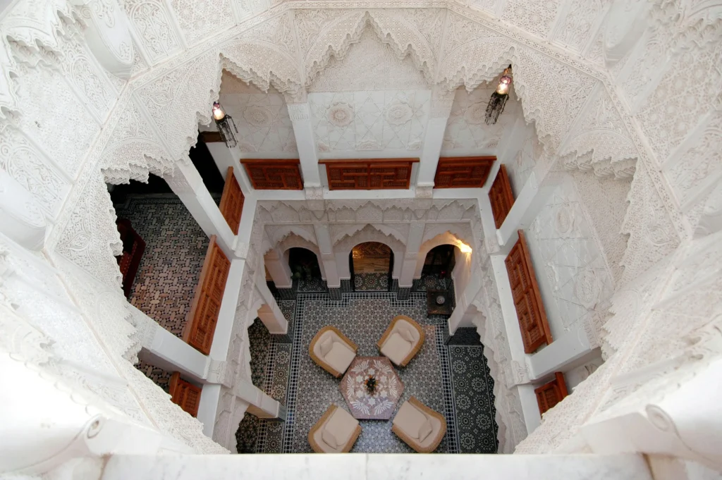 Traditional moroccan tagine cooking class in riad kitchen